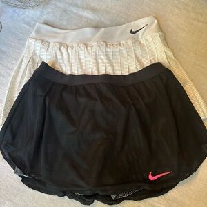 Nike Black and White Tennis Skirt Set